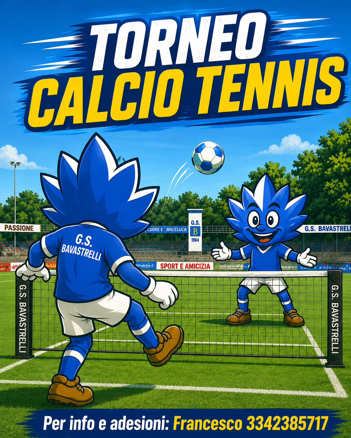 Locandina Torneo Calcio Tennis