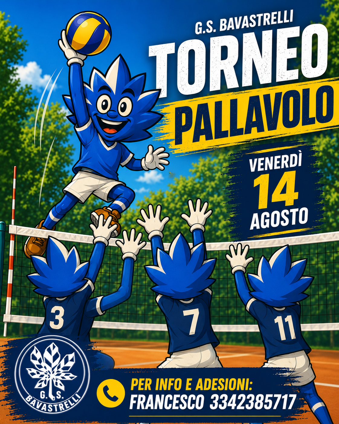 Locandina Torneo Pallavolo